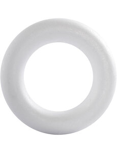 Creativ Company Ring, afm 21,5 cm, dikte 45 mm, wit, 1 stuk