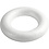 Creativ Company Ringen met platte achterkant, d 25 cm, dikte 30 mm, wit, 1 stuk