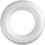 Creativ Company Ringen met platte achterkant, d 25 cm, dikte 30 mm, wit, 1 stuk