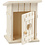 Creativ Company Toilethuis, L: 8 cm, B: 6,5 cm, 1 stuk
