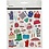 Creativ Company Stickers, tuinleven, vel 15x16,5 cm, 1 vel