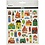 Creativ Company Stickers, stad, vel 15x16,5 cm, 1 vel