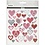 Creativ Company Stickers, harten, vel 15x16,5 cm, 1 vel
