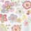 Creativ Company Stickers, lente bloemen, vel 15x16,5 cm, 1 vel