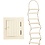Creativ Company Zolderluik en touwladder, afm 9-20 cm, 1 set
