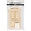 Creativ Company Deur met kroonlijst en brievenbus, H: 5,5+18 cm, B: 3,5+10,5 cm, 1 doos