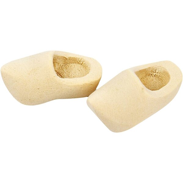 Creativ Company Nederlandse houten klompen, L: 30 mm, 2 paar/ 1 doos