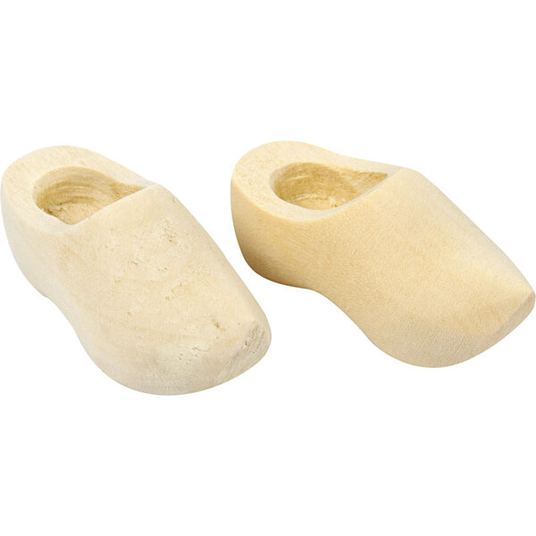 Creativ Company Nederlandse houten klompen, L: 40 mm, 2 paar/ 1 doos