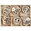Creativ Company Houten figuren, Pasen, H: 40 mm, dikte 3 mm, 24 stuk/ 1 doos