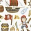 Creativ Company Stickers, piraten, vel 15x16,5 cm, 1 vel
