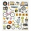 Creativ Company Stickers, vrije tijd, vel 15x16,5 cm, 1 vel