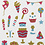 Creativ Company Glitter stickers, vejaardag, vel 10x16 cm, 1 vel