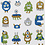 Creativ Company Glitter stickers, buitenaardse wezens, vel 10x16 cm, 1 vel