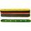 Creativ Company Constructiestokjes, L: 15 cm, B: 1,8 cm, gatgrootte 4 mm, diverse kleuren, 20 div/ 1 doos