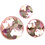 Vivi Gade Strasstenen, afm 6+8+10 mm, roze, 40 stuk/ 1 doos