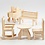 Creativ Company Mini Meubilair, H: 5,8-10,5 cm, 50 stuk/ 1 doos