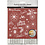 Creativ Company Deco folie en transfervel, Magische kerst, vel 15x15 cm, rood, zilver, 2x2 vel/ 1 doos