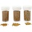 Creativ Company Mini Stenen van Glas, afm 0,6-0,8+1,5-2+3 mm, goud, 3x45 gr/ 1 doos
