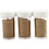 Creativ Company Mini Stenen van Glas, afm 0,6-0,8+1,5-2+3 mm, goud, 3x45 gr/ 1 doos