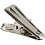 Creativ Company Deco knijpers, L: 27 mm, B: 14 mm, zilver, 10 stuk/ 1 doos