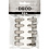 Creativ Company Deco knijpers, L: 27 mm, B: 14 mm, zilver, 10 stuk/ 1 doos