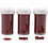 Creativ Company Mini Stenen van Glas, afm 0,6-0,8+1,5-2+3 mm, rood, 3x45 gr/ 1 doos