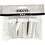 Creativ Company Mini Stenen van Glas, afm 0,6-0,8+1,5-2+3 mm, parelmoer, 3x45 gr/ 1 doos