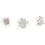 Creativ Company Mini Stenen van Glas, afm 0,6-0,8+1,5-2+3 mm, parelmoer, 3x45 gr/ 1 doos