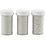Creativ Company Mini Stenen van Glas, afm 0,6-0,8+1,5-2+3 mm, parelmoer, 3x45 gr/ 1 doos