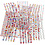 Creativ Company Strasstenen, d 2-10 mm, vel 27x9 cm, Inhoud kan variëren , 12 div vellen/ 1 doos