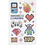 Creativ Company Diamond stickers, gadgets, vel 10x16 cm, 1 vel