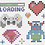 Creativ Company Diamond stickers, gadgets, vel 10x16 cm, 1 vel
