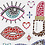 Creativ Company Diamond stickers, klaar voor het feest, vel 10x16 cm, 1 vel