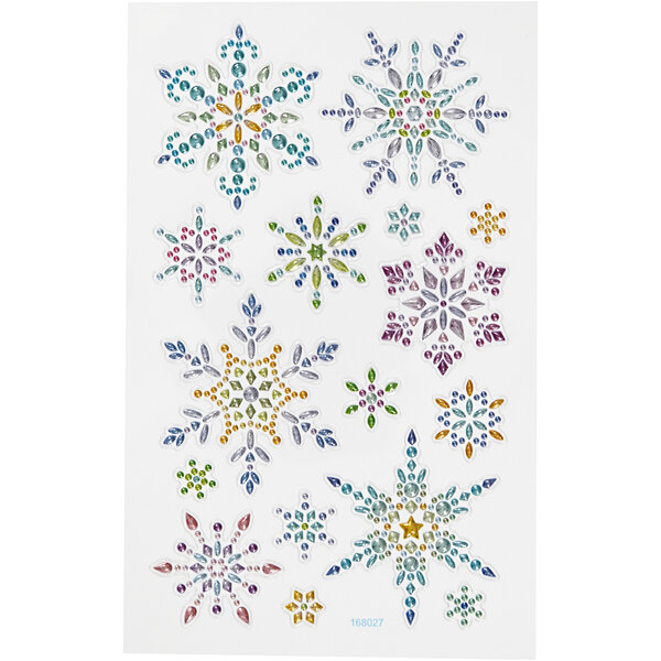 Creativ Company Diamond stickers, ijskristallen, vel 10x16 cm, 1 vel