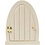 Creativ Company Deur met scharnieren, H: 13 cm, B: 10 cm, 1 stuk