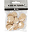 Creativ Company Houten knopen, d 25 mm, dikte 5 mm, 15 stuk/ 1 doos