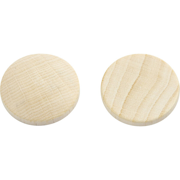 Creativ Company Houten knopen, d 25 mm, dikte 5 mm, 150 stuk/ 1 doos