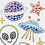 Creativ Company Diamond stickers, ruimte, vel 10x16 cm, 1 vel