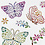 Creativ Company Diamond stickers, vlinders, vel 10x16 cm, 1 vel