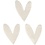 Creativ Company Pailletten, afm 15x17 mm, off-white, 10 gr/ 1 doos