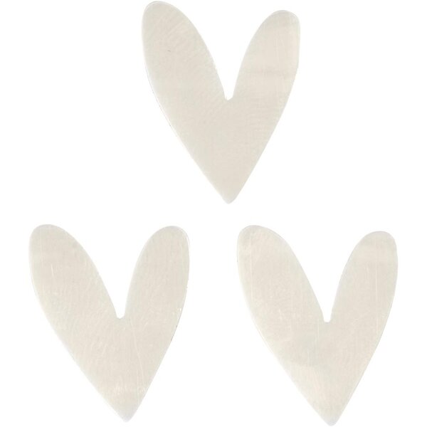 Creativ Company Pailletten, afm 15x17 mm, off-white, 10 gr/ 1 doos