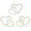 Creativ Company Pailletten, afm 31x22 mm, off-white, 10 gr/ 1 doos