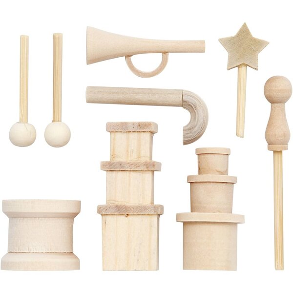 Creativ Company Kleine accessoires, L: 2-5,5 cm, 1 doos