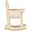 Creativ Company Schommelstoel, H: 8,8 cm, D: 6,7 cm, B: 5,5 cm, 1 stuk