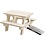 Creativ Company Picknickbank, H: 5,5 cm, L: 8 cm, B: 8 cm, 1 stuk