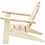 Creativ Company Tuinstoel, H: 9 cm, D: 9 cm, B: 7,5 cm, 1 stuk