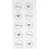 Creativ Company Stickers, hart - bruiloft, d 25 mm, vel 7,8x15,5 cm, zwart, 2 div vellen/ 1 doos