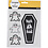 Creativ Company Stickers met strasstenen, spoken en kist, vel 14x17 cm, 1 vel