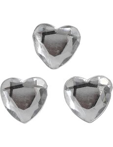 Creativ Company Strasstenen, afm 10 mm, zilver, 150 stuk/ 1 doos
