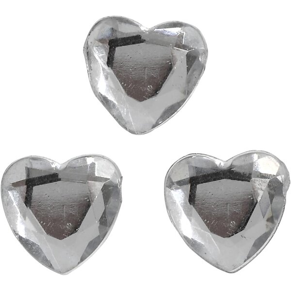 Creativ Company Strasstenen, afm 10 mm, zilver, 150 stuk/ 1 doos